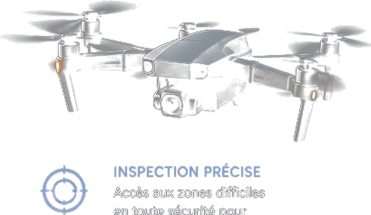 Drone d’inspection en vol